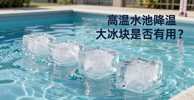 潜江高温水池降温大冰块，到底管不管用？